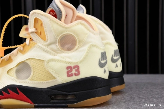 DH8565-100 O-W AIR DH8565-100 Retro 5 Sail Jordan 0318